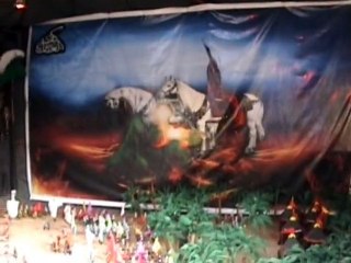 Nadia Batool Bokhari Scene of Karbala Battle Muharam 1st ASHRA 2013 Karbala Iraq