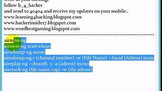 Hack wifi (part 2) By sohaib farooqi