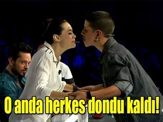 O anda herkes dondu kaldı!