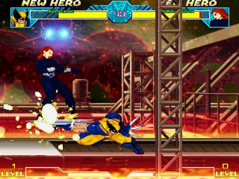 Comic Book Character VS Comic Book Character In A DC VS Marvel MUGEN Match / Battle / Fight