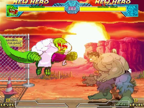 Comic Book Character VS Comic Book Character In A DC VS Marvel MUGEN Match / Battle / Fight