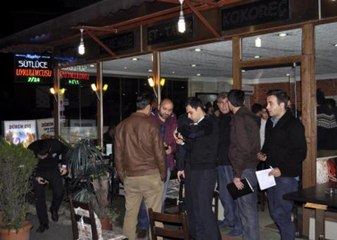 Restoran çıkışı kurşun yağmuru kamerada