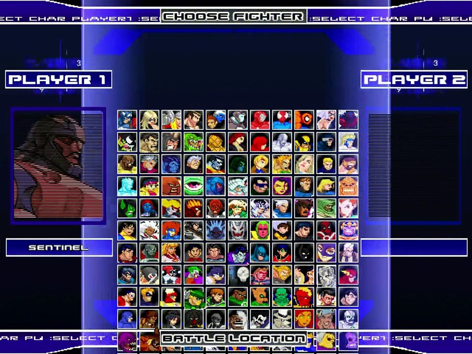 Comic Book Character VS Comic Book Character In A DC VS Marvel MUGEN Match / Battle / Fight