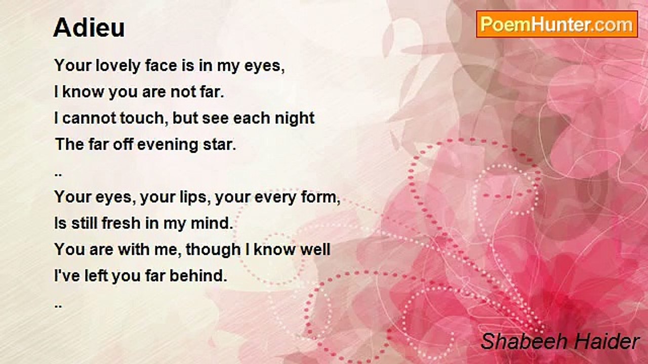 Shabeeh Haider - Adieu