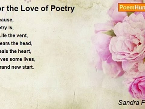 Sandra Feldman - For the Love of Poetry