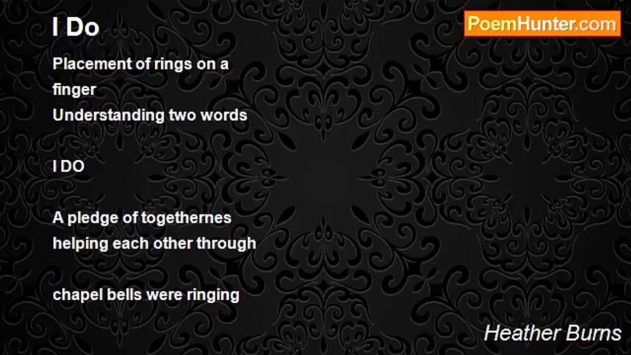 Heather Burns - I Do