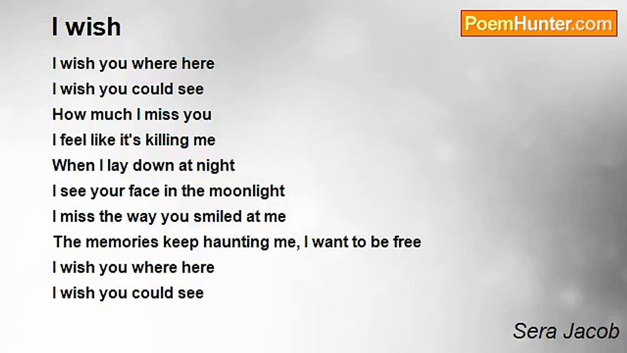 Sera Jacob - I wish