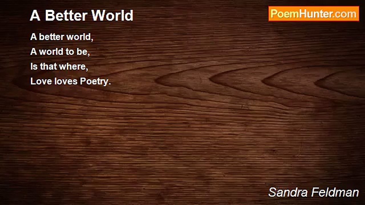 Sandra Feldman - A Better World