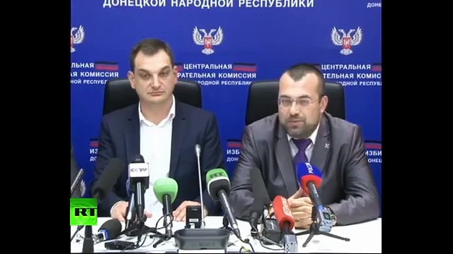 Пресс-конференция по итогам выборов в ДНР