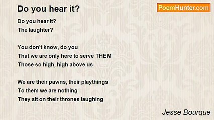 Jesse Bourque - Do you hear it?