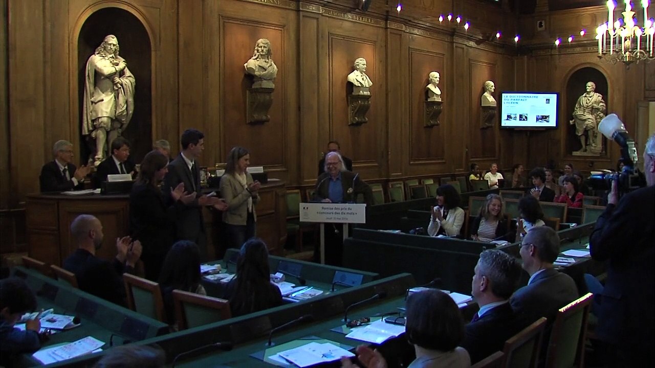 Remise des prix du Concours des dix mots - 15 mai 2014 - "Dis-moi dix mots... à la folie"
