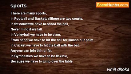 vimit dhoka - sports