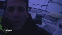 Route du rhum : Alessandro di Benedetto au large d'Ouessant