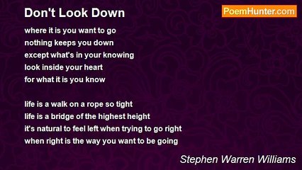 Stephen Warren Williams - Don't Look Down