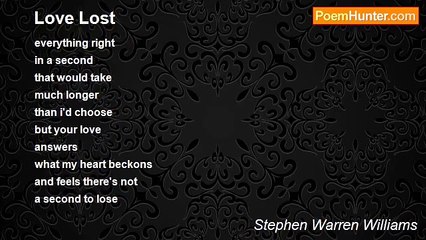 Stephen Warren Williams - Love Lost