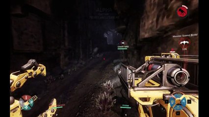 Evolve Big Alpha Online Match Part - Playing As A Hunter