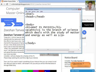 How to save and Execute html