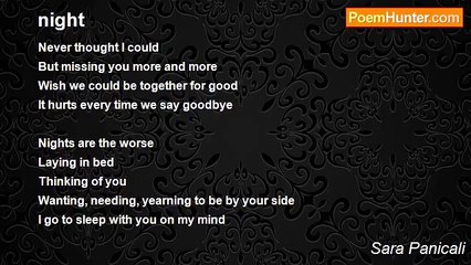 Sara Panicali - night