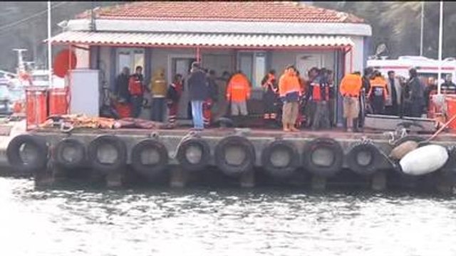 Boğaz'daki Tekne Kazası - Aa Denizden Olay Yerini Görüntüledi