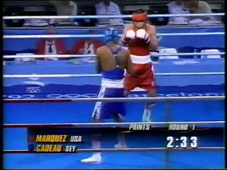 1992-08-02 - 1-8 - 71 kg - Raul Marquez (USA) vs. Rival Cadeau (Seychelles)