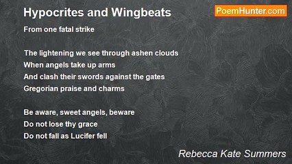 Rebecca Kate Summers - Hypocrites and Wingbeats