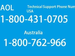 AOL technical support phone number 18002990962