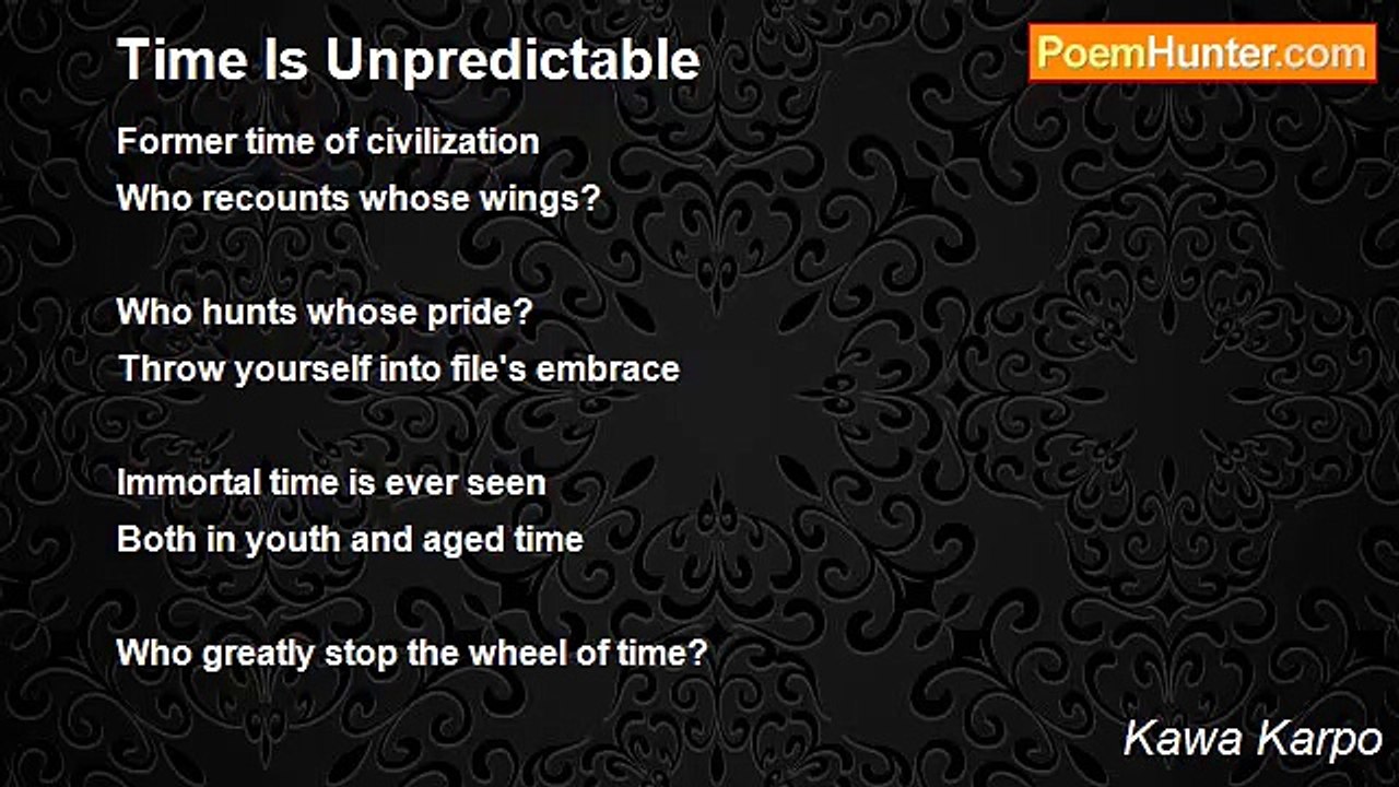 Kawa Karpo - Time Is Unpredictable