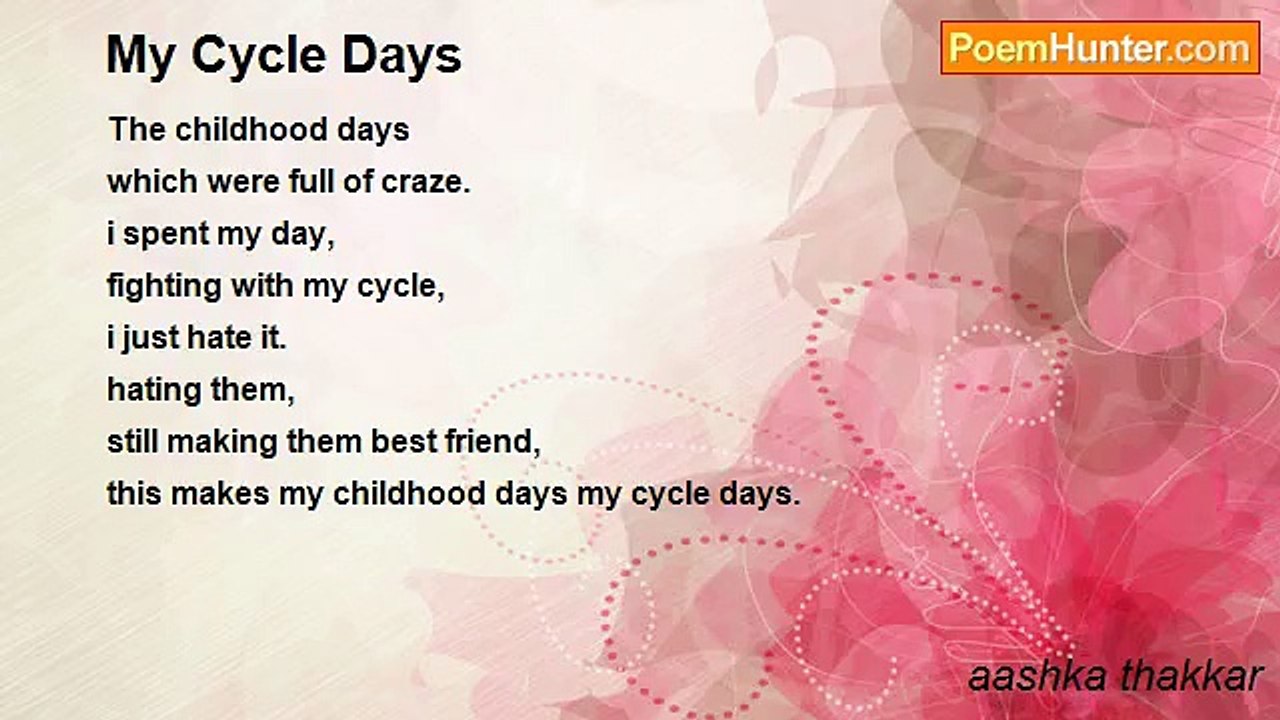 aashka thakkar - My Cycle Days