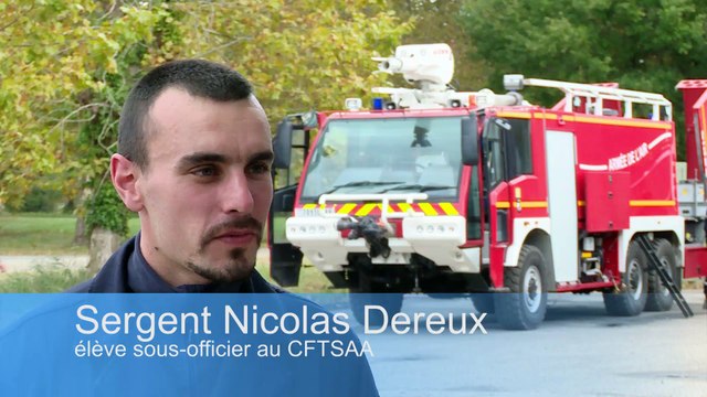 La formation des pompiers de l'air