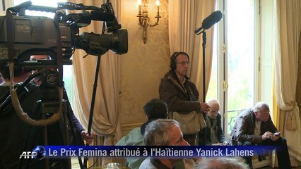 L'Haïtienne Yanick Lahens, prix Femina pour "Bain de lune"