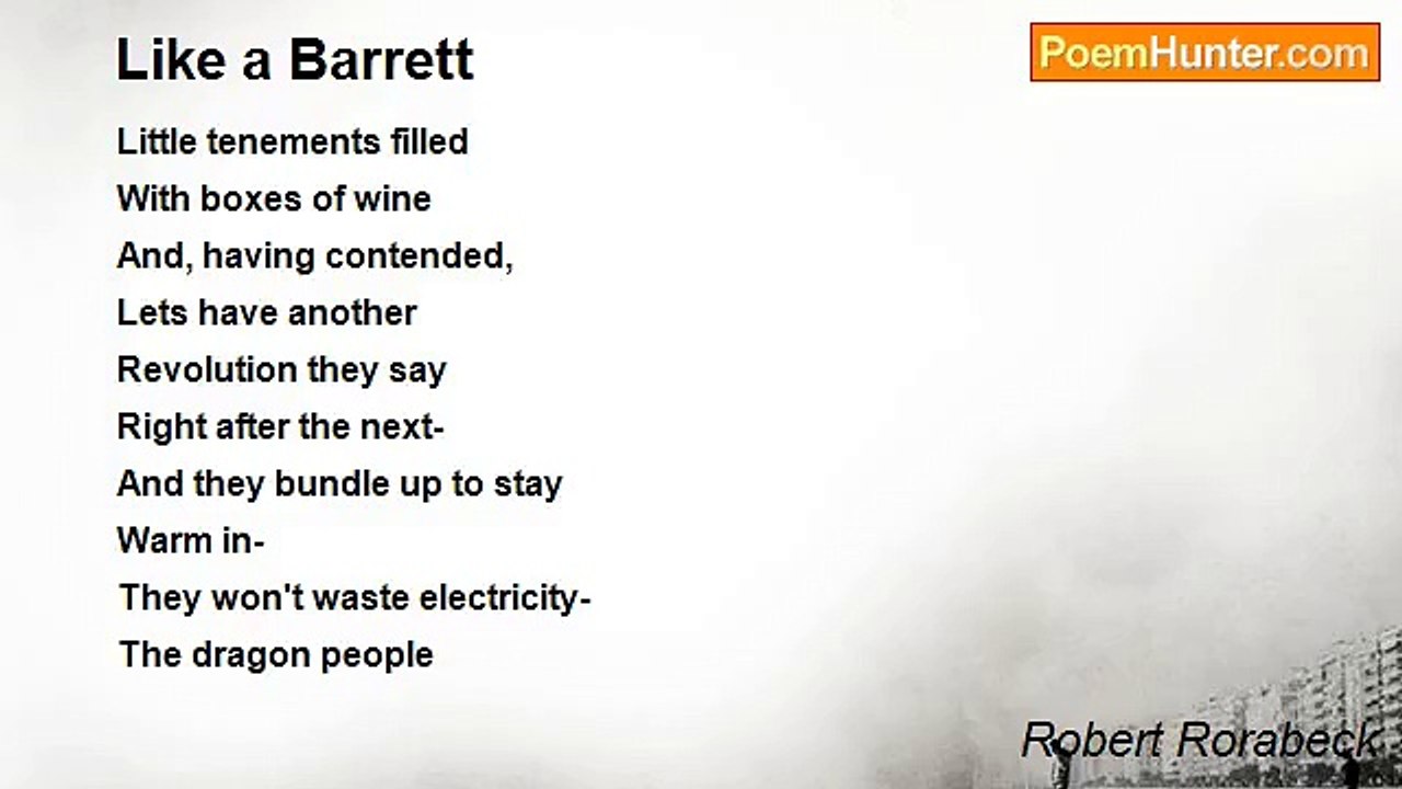 Robert Rorabeck - Like a Barrett