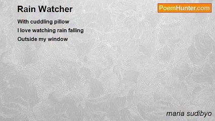 maria sudibyo - Rain Watcher