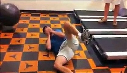 Very Funny Things on Exercise Machine