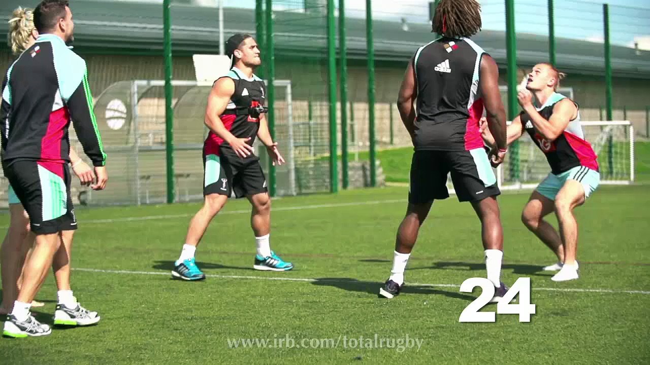 Harlequins vs London Irish - 43 Keepy Uppies with a rugby ball!!