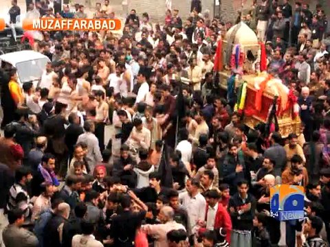 9th Muharram processions underway countrywide-Geo Reports-03 Nov 2014