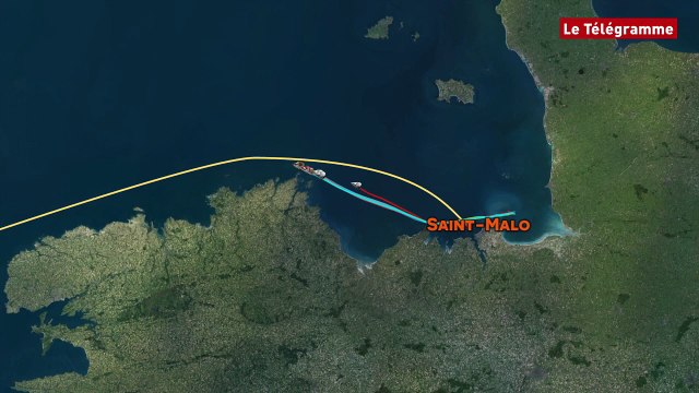 Route du Rhum. Cartographie - Imoca - Jour 1