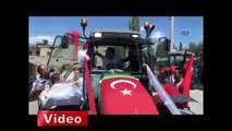 Kahramanmaraş'ta Traktörden Gelin Arabası Yapıp..