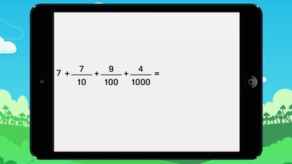 Nombres décimaux et écriture fractionnaire - vidéo 17