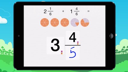 Opérations sur les nombres mixtes - vidéo 2