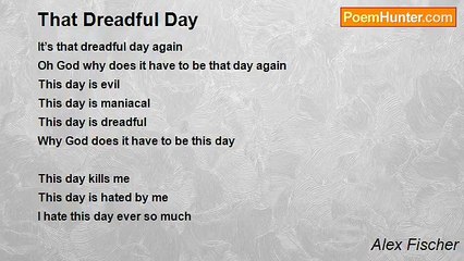 Alex Fischer - That Dreadful Day