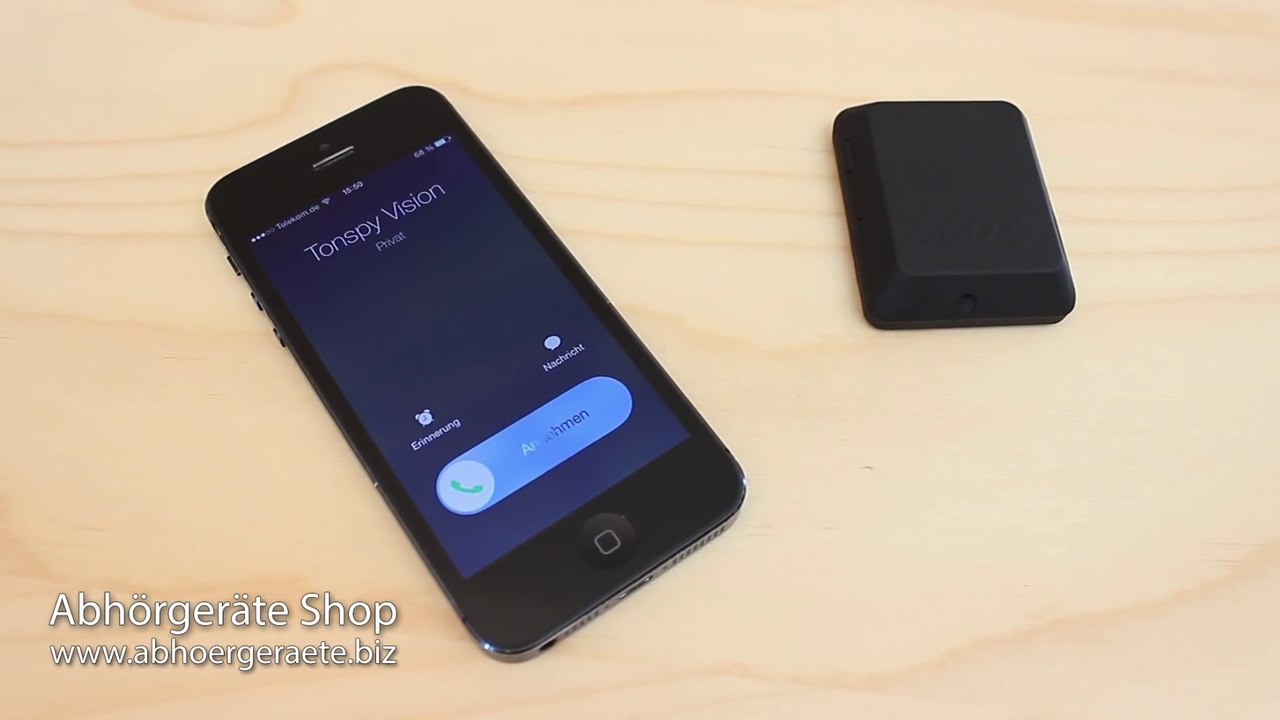 Abhörgerät Tonspy Vision für Video, Foto und Tonaufnahmen via MMS