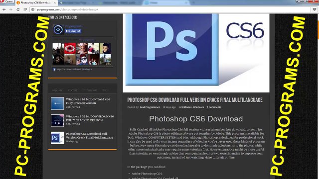 Photoshop cs6 full version for mac torrent
