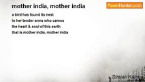 Sirajali Kalima - mother india, mother india