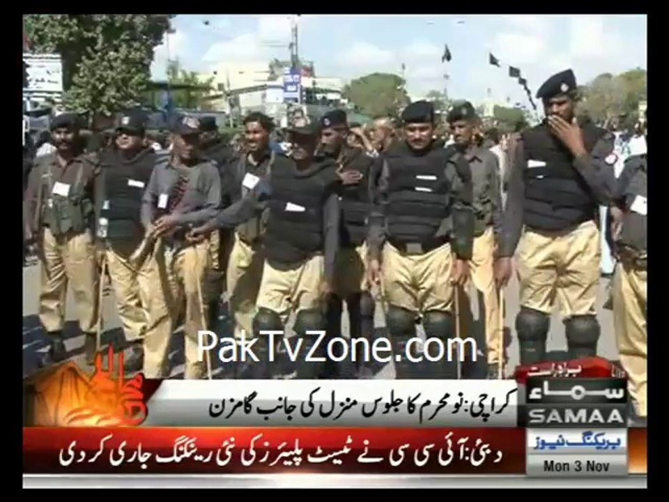 Strict security measures adopted for Muharram processions in Karachi
