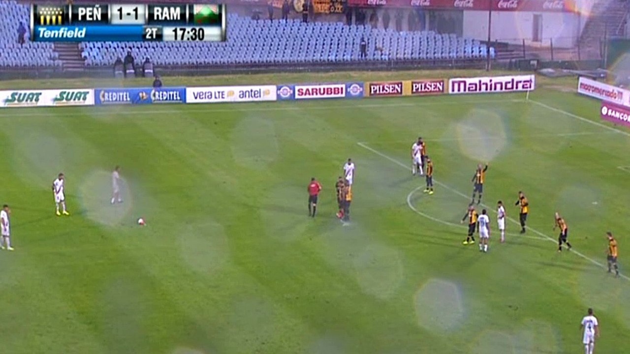 Ferocious long range free-kick from Malan