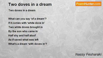 Nassy Fesharaki - Two doves in a dream