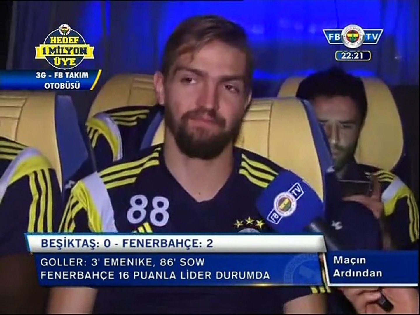 FB TV Takım Otobüsü Röportajları - Beşiktaş:0 Fenerbahçe:2 - Dailymotion  Video
