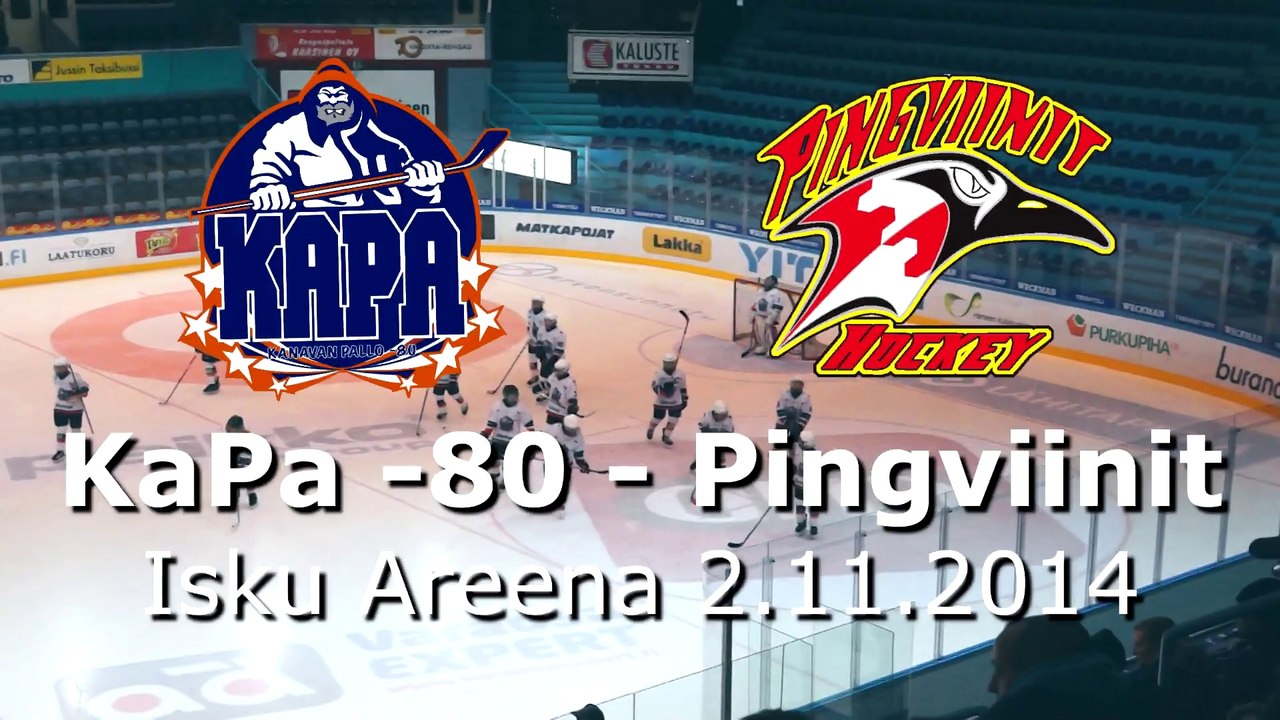 Kanavan Pallo -80 - Pirkkalan Pingviinit Isku Areenalla 2.11.2014