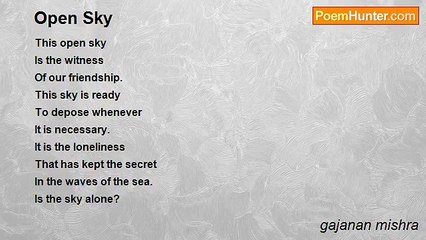 gajanan mishra - Open Sky