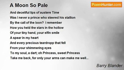 Barry Blander - A Moon So Pale